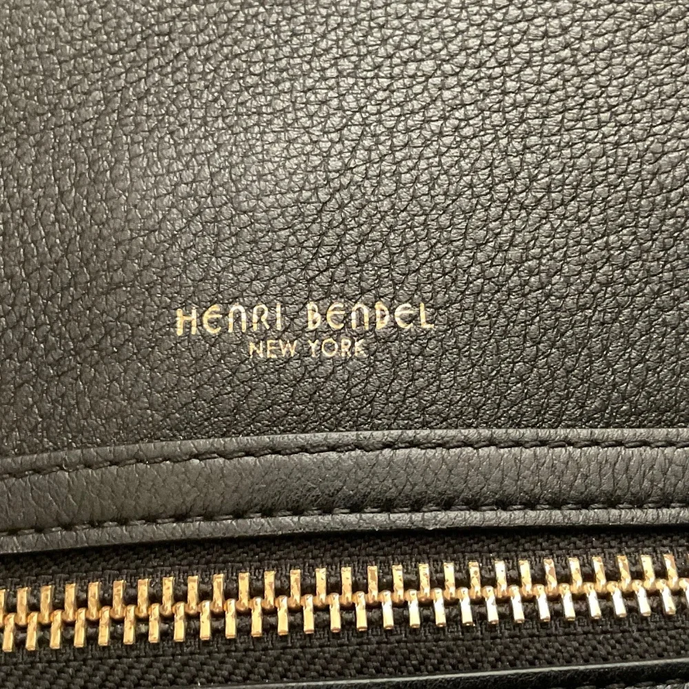 Henri Bendel Soho Black Pebble Leather Backpack